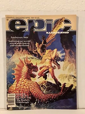 EPIC ILLUSTRATED #5 And #10 Vintage 1981/1982 Marvel Magazines Lot Of 2 VG+ FN • $14.95