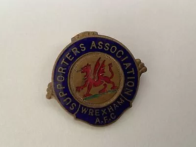 Vintage Metal Badge Wrexham Football Supporters Club AFC • £9.99