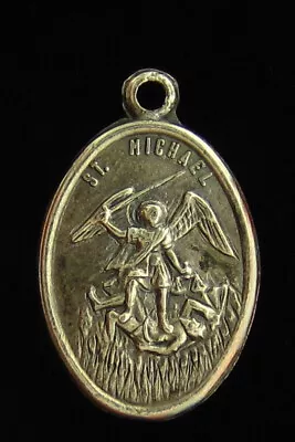 Vintage Saint Michael The Archangel Medal Religious Holy Catholic Guardian Angel • $7.99