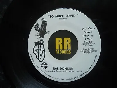 Ral Donner - So Much Lovin' Us Mid Eagle Promo  Rock'n'roll • £15