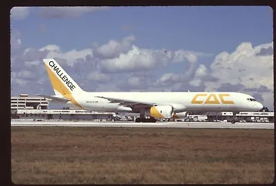 Orig 35mm Airline Slide Challenge Air Cargo 757-200F N572CA [2051] • $4.99