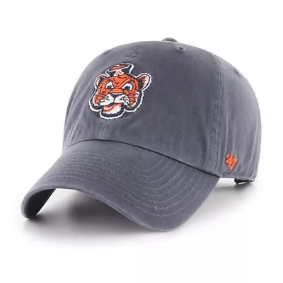 Auburn Tigers 47 Brand Clean Up Adjustable Hat - Vintage Logo - Navy • $29.95