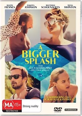 A Bigger Splash (2015) DVD-Tilda Swinton-Ralph Fiennes-Matthias Schoenaerts • £11.14