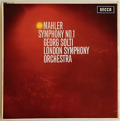 Georg Solti 'mahler Symphony No.1' Decca Sxl 6113 Narrowband  • £6.99
