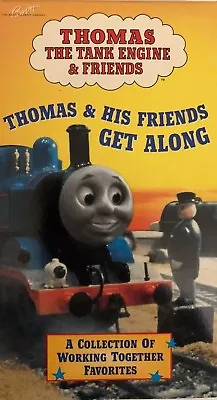 Thomas The Tank Engine & Friends-Thomas & His Friends Get Along(VHS 1998)SHIP24H • $44.36