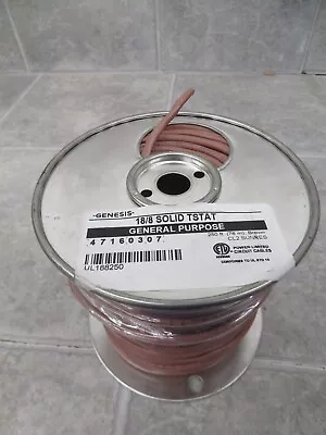 Genesis General Purpose 18/8 Solid TSTAT/Cntrol Wire 250' Cable CL2 Sunres Brown • $69.95