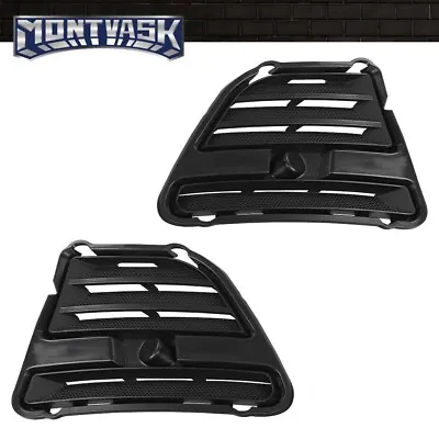 Fit For 2013-2014 Ford Mustang Black Fog Light Hole Cover Left & Right Pair Set • $15.88