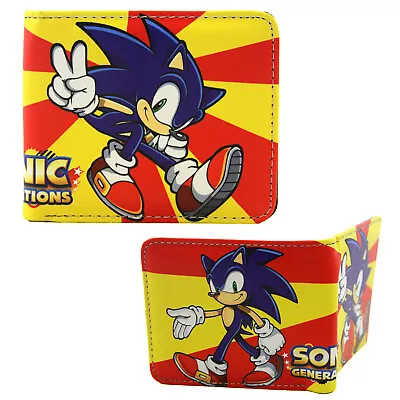 Sonic The Hedgehog Bi-Fold Wallet - SONIC GENERATIONS New (Sonikku Billfold) • $11.25
