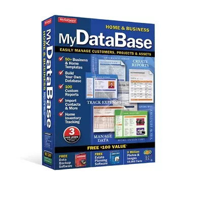 Avanquest My Database Home & Business Software For Windows 2000 XP Vista • $59.50