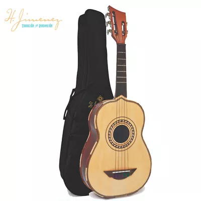 H. Jimenez El Quetzal LV2 Vihuela Acoustic Guitar Natural With Padded Gig Bag • $435