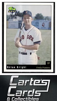 Brian Bright 1991 Classic Best Elmira Pioneers #1  Boston Red Sox • $1.95