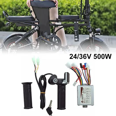 24-36V 350-1000W Electric Bicycle Ebike Scooter Brush DC Motor Speed Controller • £15.99