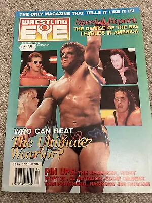 Wrestling Eye Magazine December 92 Ultimate Warrior WWE WWF  • £6