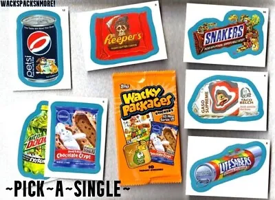 2013 Wacky Packages All New Series 10 {ANS10} ~PICK~A~SINGLE~ Blue Border. • $1.25