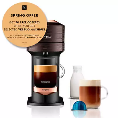 Magimix Nespresso Vertuo Next Premium Rich Brown With FREE Gift • £178.95