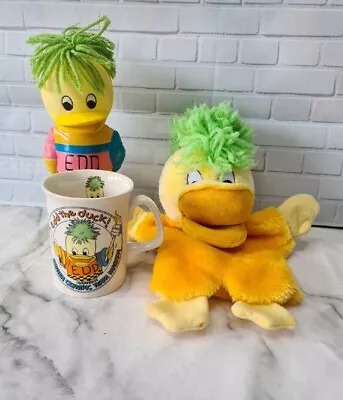 Edd The Duck Vintage Collectibles Hand Puppet Bubble Bath Mug BBC 89s 90s A1 • £23.99