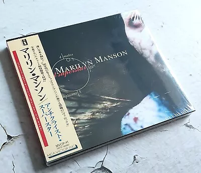 RARE New Sealed Marilyn Manson Antichrist Superstar Cd MVCP-41 Japan Cd • $168.80