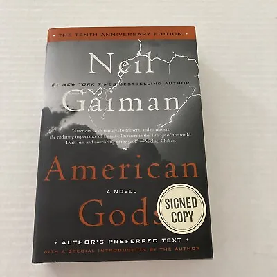 $75 • Buy Neil Gaiman  American Gods   10th Anniversary Signed  HC/DJ  Brand New Condition
