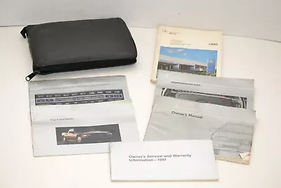 1991 Mercedes Benz 300 SL 500 SL Owner's Manual User Guide Booklet W/ Case OEM • $110