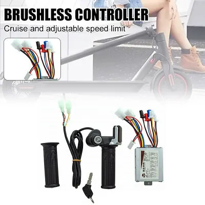 24V/36V 500W Electric Bicycle E-bike Scooter Brush DC Motor Speed Controller NEW • £19.97