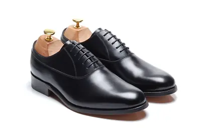 Charles Tyrwhitt X Barker Oxford Ltd Edition Shoes: `MCO58BLK` Size 6.5  40.5 • £109