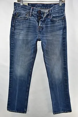 Abercrombie & Fitch Slim Straight Jeans Mens Size 30x30 Blue Meas. 30x29 • $12.29