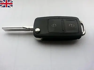 2 Button Remote Car Key Fob Case Shell Cover For Vw Golf Mk4 Bora Replacement • $5.03