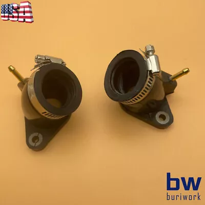 2x Carburetor Joint Carb Intake Boot Set For Yamaha V-Star 650 XVS650 W/ O-ring • $12.41