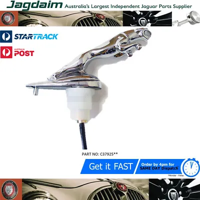 New Jaguar Chrome XF Leaping Cat Bonnet Mascot Hood Ornament C2Z1126  • $79.95