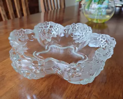 Vintage Walther Mikasa Carmen Glass Fruit Bowl West Germany • £35