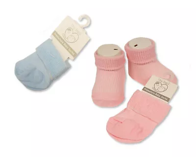 Premature Baby Socks Girls Boys - Pack Of 3 Pairs - Sizes 3-5 Or 5-8 Lbs • £4.95