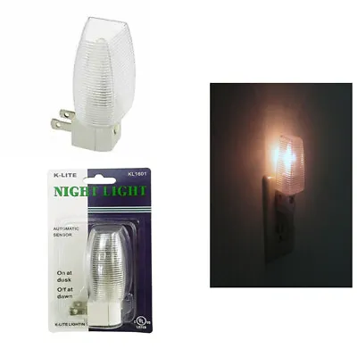 1 Wall Mounting Safety Bedroom Night Motion Lamp Sensor Light Bulb Plug Lighting • $8.17