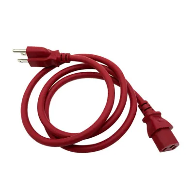 4Ft Power Cord RED For MACKIE THUMP SERIES TH-12A POWERED LOUDSPEAKER • $9.09