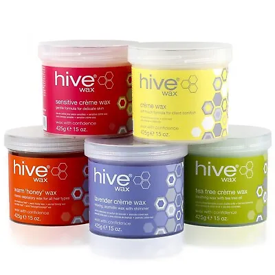 Hive Options Depilatory Warm Sensitive Cream Wax Waxing Pots Hair Removal 425g • £12.59