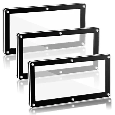 3 Pack Acrylic Bill Display Currency Frame For Collectors Paper Money Protector • $25.50