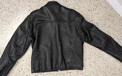 Vanson Perforated Leather Jacket Large • $150