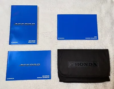 2019 Honda ACCORD SEDAN Owners Manual Guide Complete OEM Books & CD W Case • $24.99