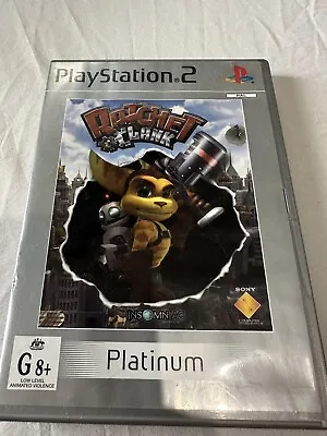 Ratchet & Clank (Platinum) | PlayStation 2 PS2 | Tested & Working | Complete • $22.99