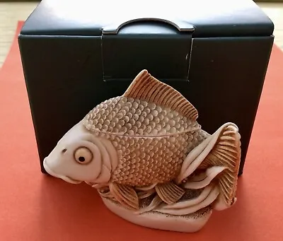 Harmony Kingdom Fish Midas Touch 2000 Treasure Jests Boxed • £28