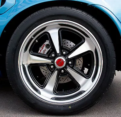 Staggered Pontiac Rally II Cast Wheels SET Of 4 + CAPS • $1095