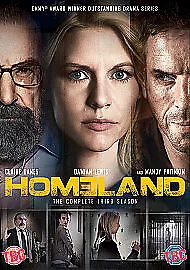 Homeland: The Complete Third Season DVD (2014) Claire Danes Cert 15 4 Discs • £2.25