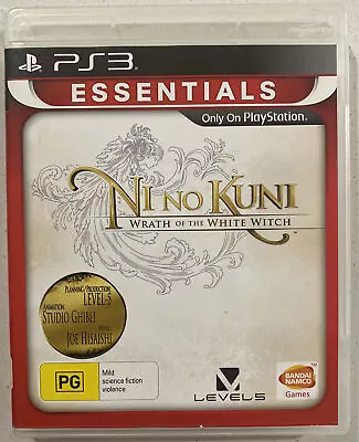 Playstation 3 Ni No Kuni Wrath Of The White Witch Game PS3 Game - With Manual • $16.95