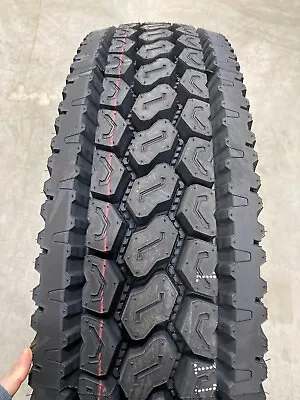 4 New Tires 295 75 R 22.5 Samson GL266D CSD Commercial Drive 16 Ply 295/75R22.5 • $1680