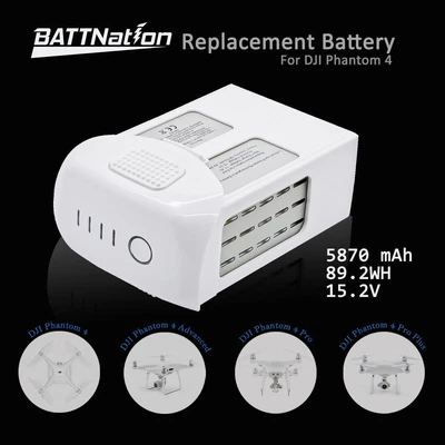 $162.46 • Buy DJI Phantom 4 Pro Intelligent Flight Replacement Battery 5870mAh High Capacity