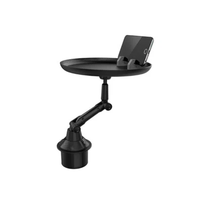 $23.82 • Buy 360° Swivel Cup Holder Adjustable Food Drink Anti-Slip Tray Table Phone Stand