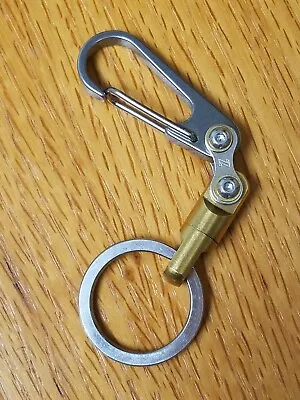 $21.95 • Buy Stainless Steel Carabiner Snap Spring Hook Clip, EDC Keychain, Key Ring