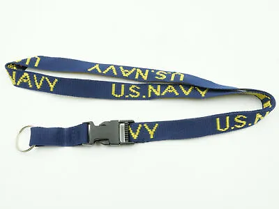 U.S. Navy USA Military Woven Detachable Lanyard Key Chain • $8.99