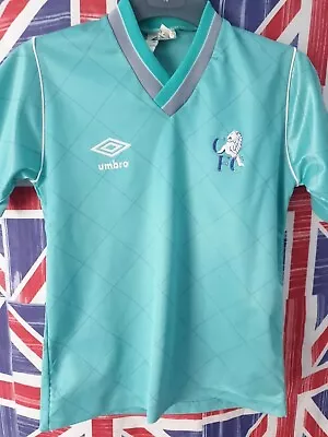 Rare Vintage Kids Chelsea Umbro Away Football Shirt 1980s With Many Flaws • £6