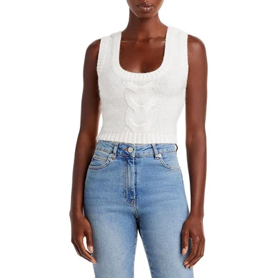 $66.39 • Buy STAUD Womens Knit Short Sleeveless Cropped Sweater BHFO 0578