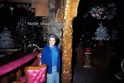 1970 Madonna Inn Interior Christmas San Luis Obispo CA Ektachrome 35mm Slide • $3.50